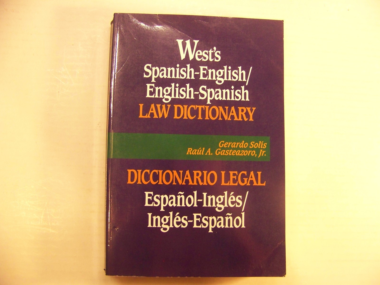 West’s Spanish-English / English-Spanish Law Dictionary Brand New LN, Free H&S