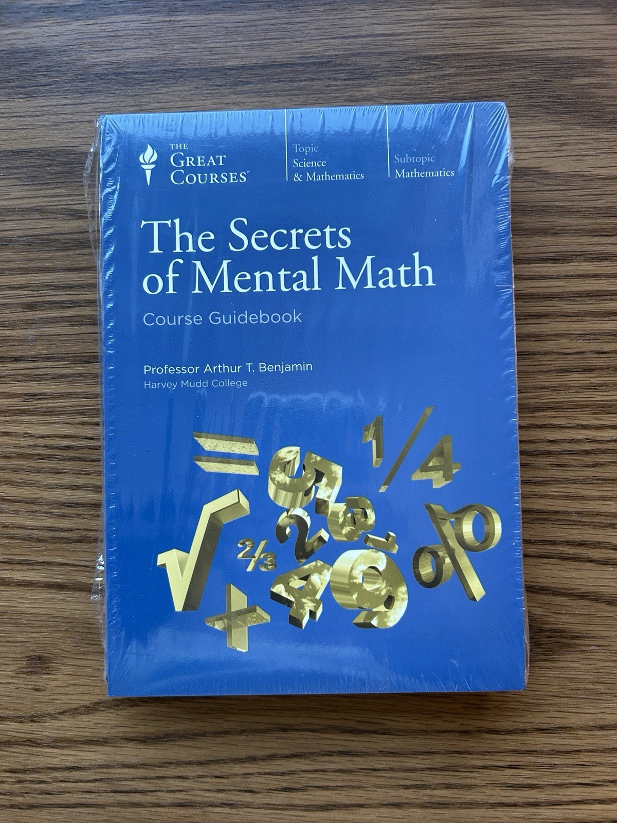 Secrets of Mental Math Great Courses DVD Set + Guidebook Arthur Benjamin 2007NEW