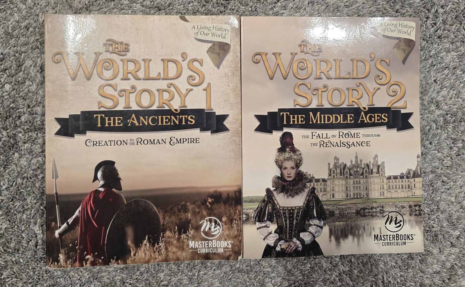 Masterbooks Curriculum The World’s Story 1 Ancients World’s Story 2 Middle Ages