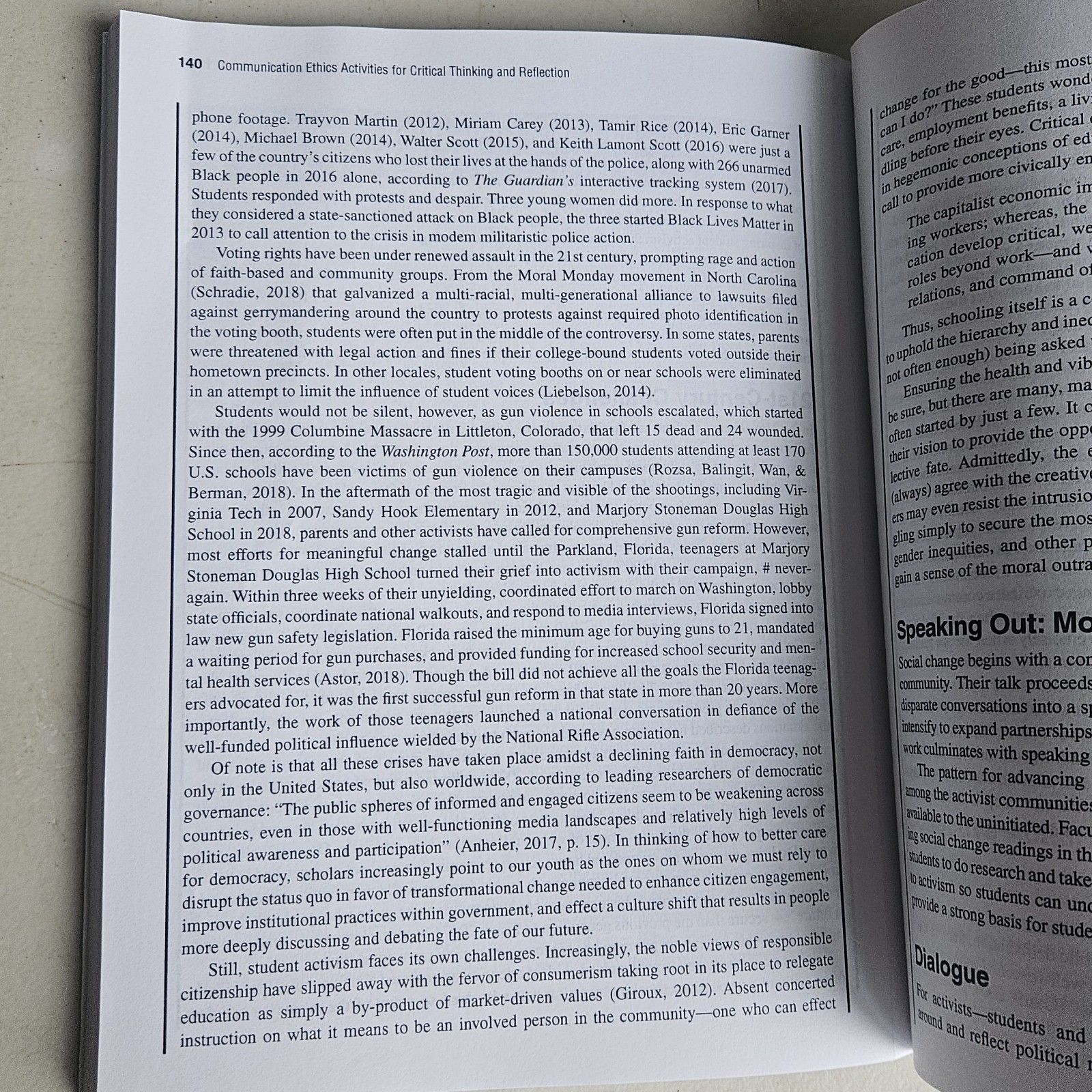 Communication Ethics : Activities for Critical Thinking and Reflection by Spoma