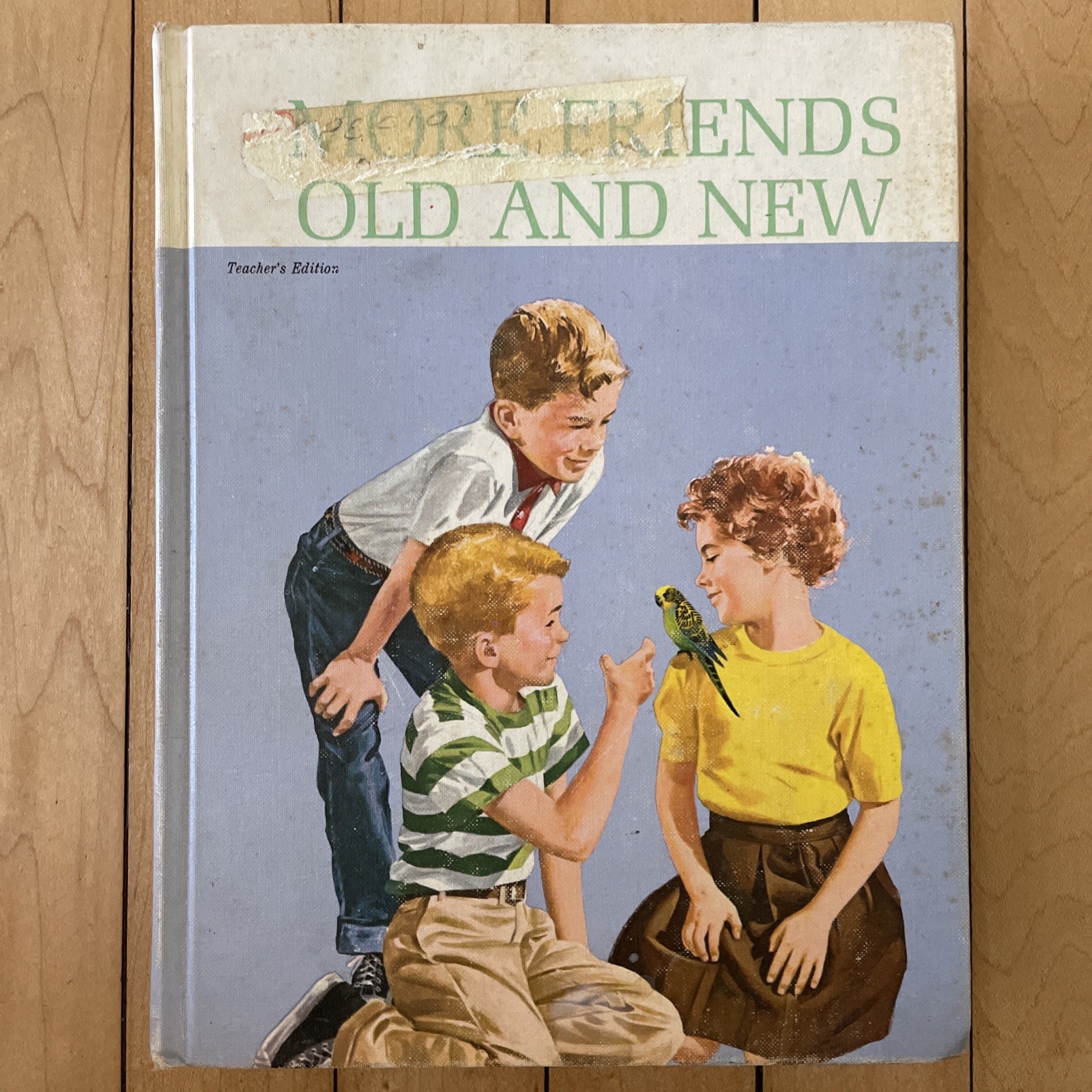 More Friends Old And New By New Basic Readers (1964 Hardcover) Teacher’s Edition