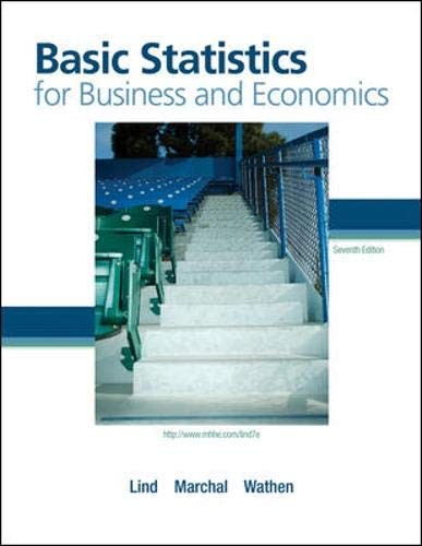 BASIC STATISTICS FOR BUSINESS AND ECONOMICS WITH FORMULA By Douglas Lind Mint