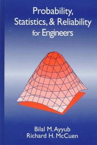 Probability Statistics, and Reliability for Engineers hardcover Used – Good