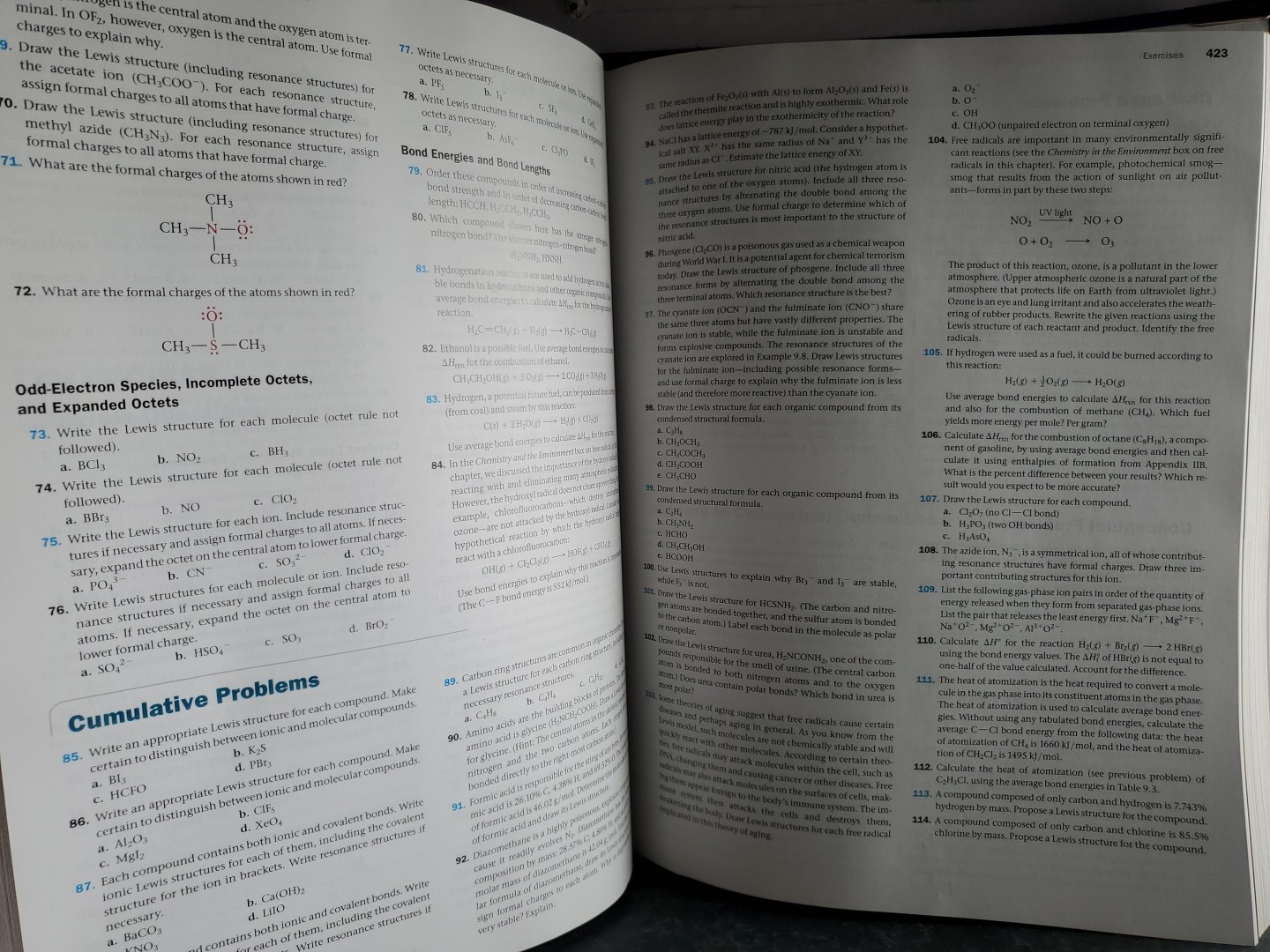 Chemistry A Molecular Approach 4th Edition Nivaldo J Tro Hardcover Pearson