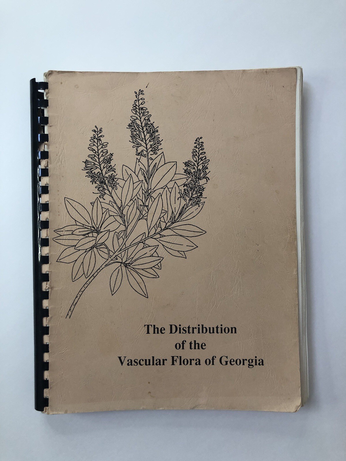 The Distribution of the Vascular Flora of Georgia (1988, Plastic Comb)