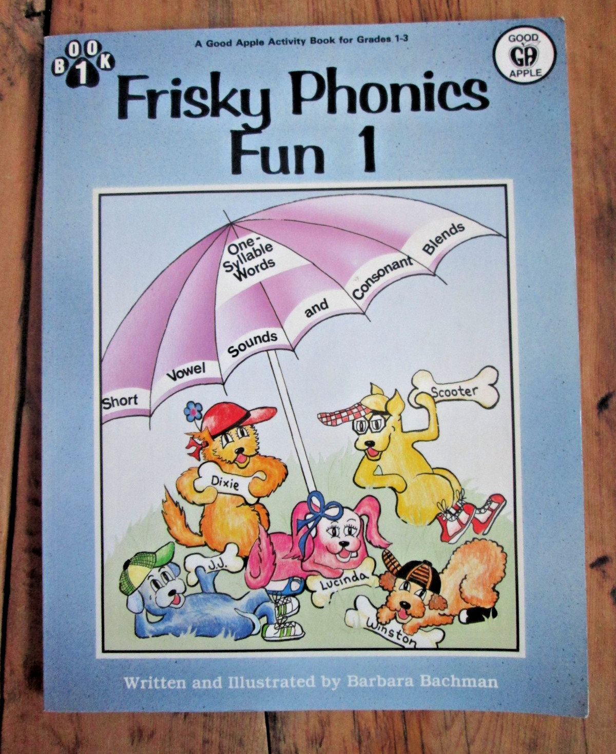 Frisky Phonics Fun 1 Bachman Book 1 1984 UNUSED Paperback Good Apple Homeschool