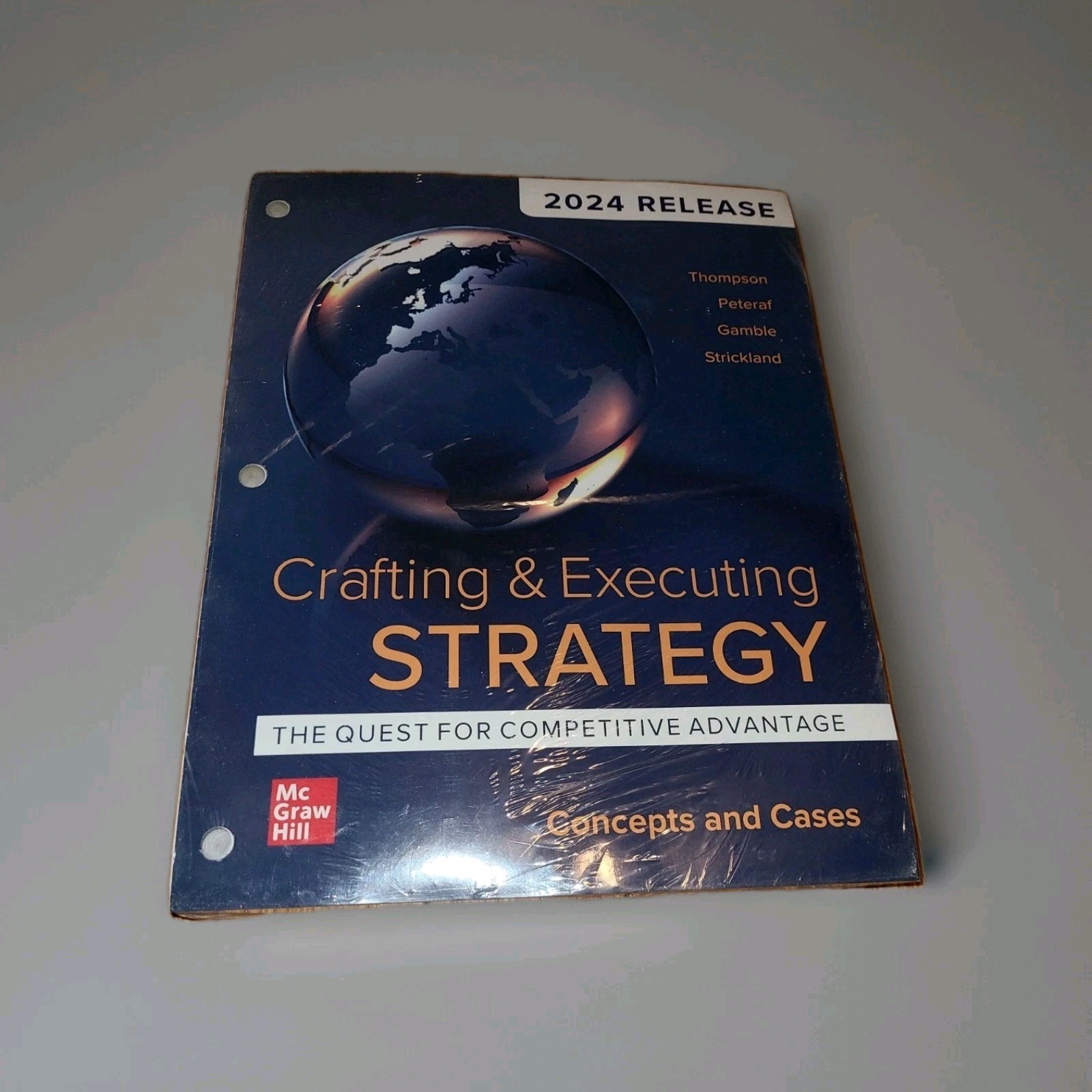Textbook, McGraw Hill, Crafting & Executing Strategy: The Quest for Competitive