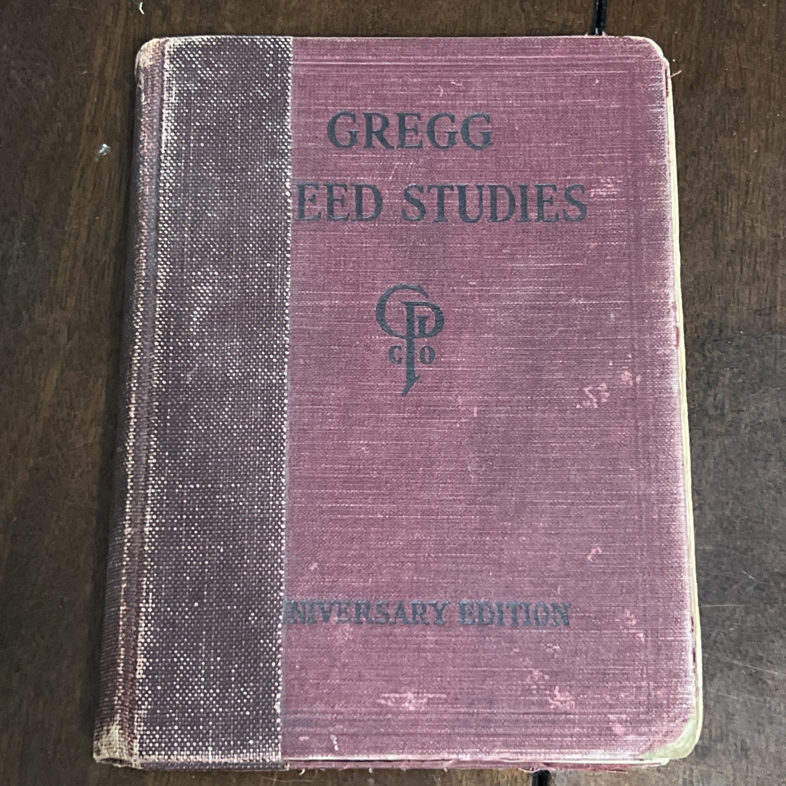 Gregg Speed Studies Anniversary Edition Vintage Textbook 1929
