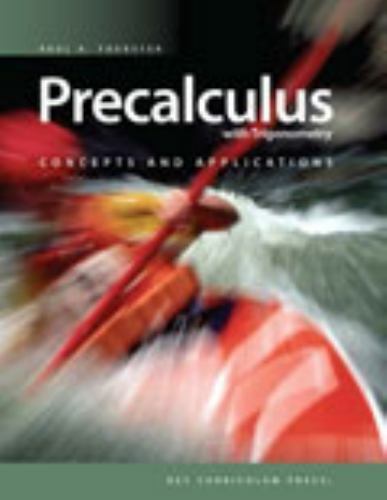 Precalculus with Trigonometry: Concepts and Applications by Foerster