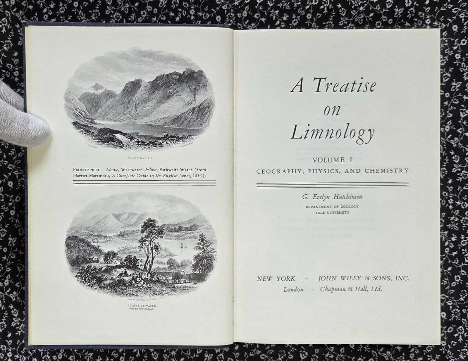A Treatise on Limnology, Volume 1, G. Evelyn Hutchinson, 1957, HC