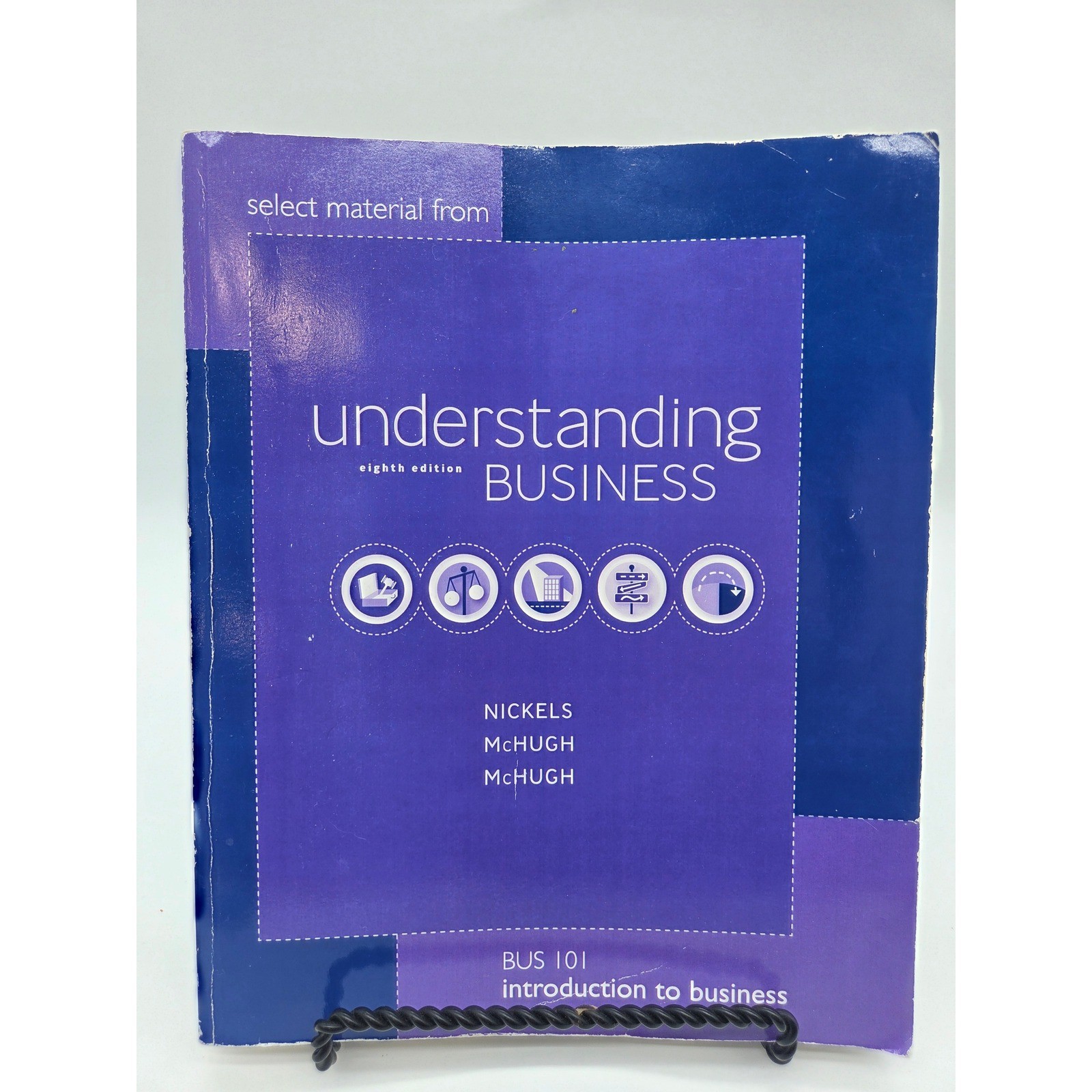 McGraw Hill Understanding Business 8th Edition Blue Purple Softcover BUS 101