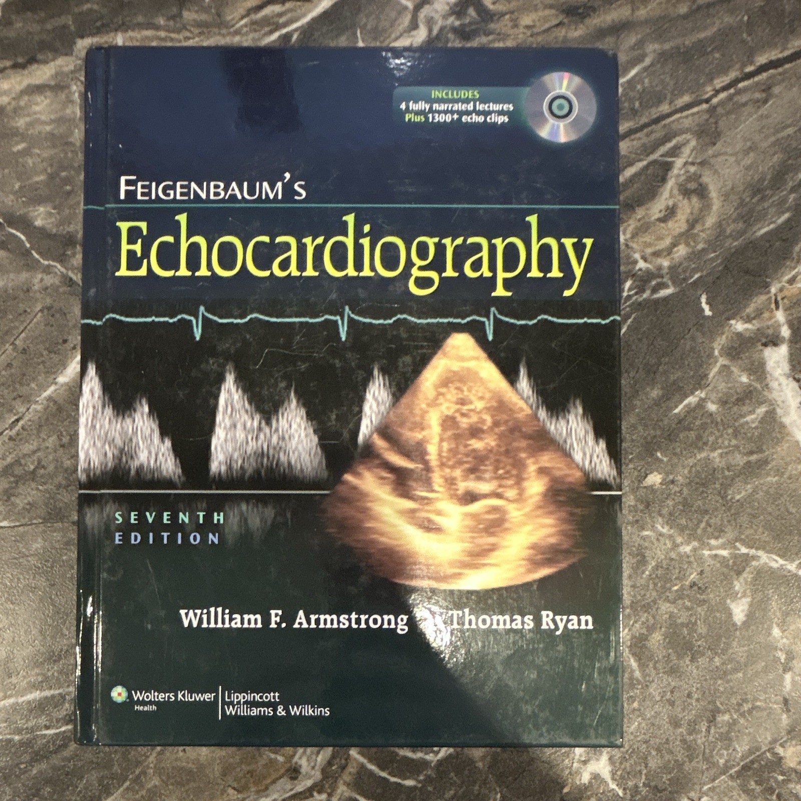 Wolters Kluwer Feigenbaum’s Echocardiography 7th Ed Armstrong Ryan Textbook