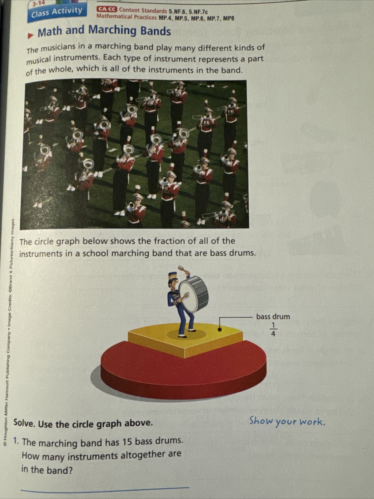 Grade 5 Volume 1, Math Expressions. Student Book.