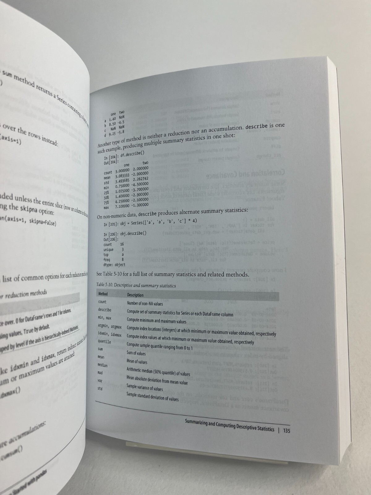 Python for Data Analysis By Wes McKinney Trade Paperback!!