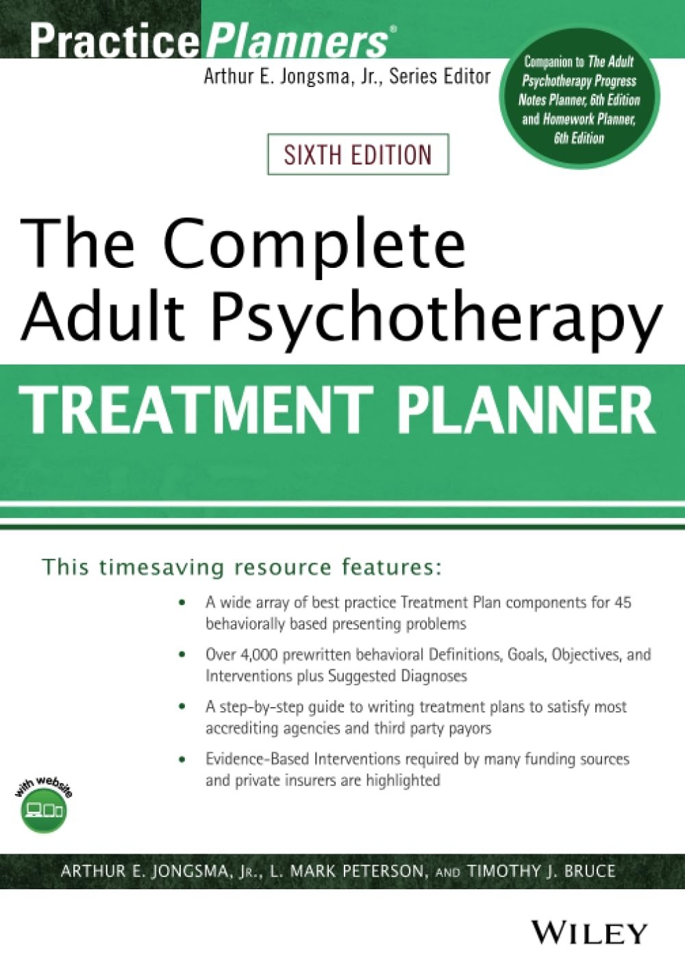 The Complete Adult Psychotherapy Treatment Planner..