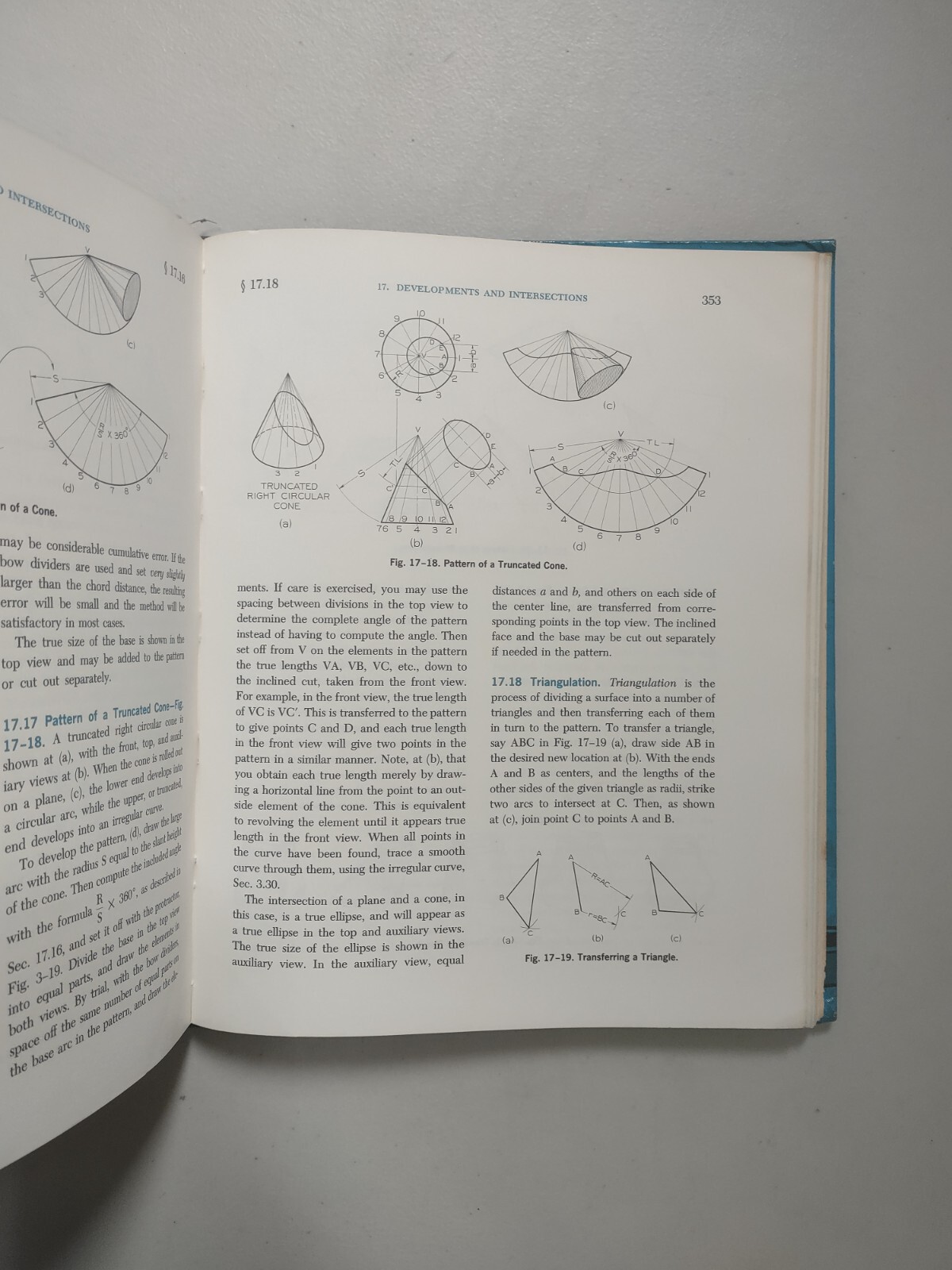 Basic Technical Drawing Book, Vintage 1970’s-HARDCOVER-VERY GOOD-A17