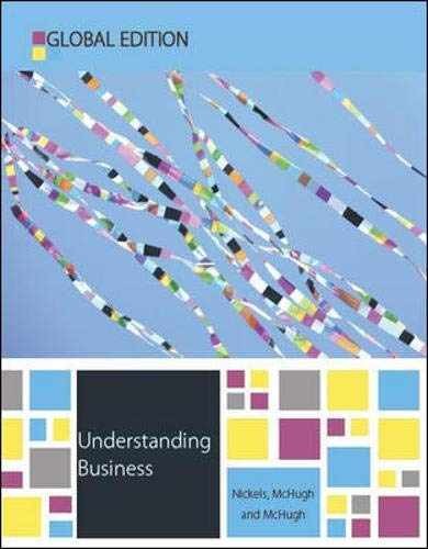 Understanding Business – Paperback, by McHugh McHugh Nickels – Acceptable