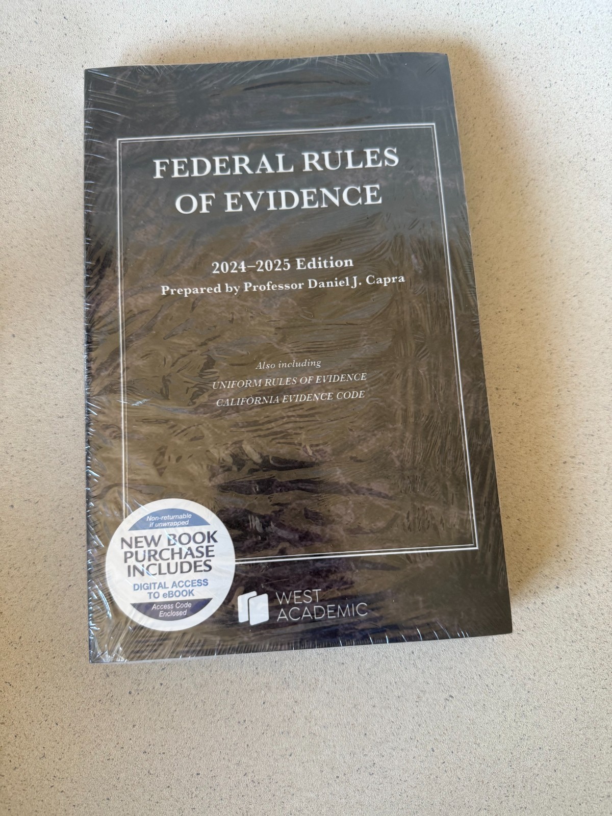 West Academic Federal Rules Of Evidence 2024-2025 WITH MAP BRAND NEW