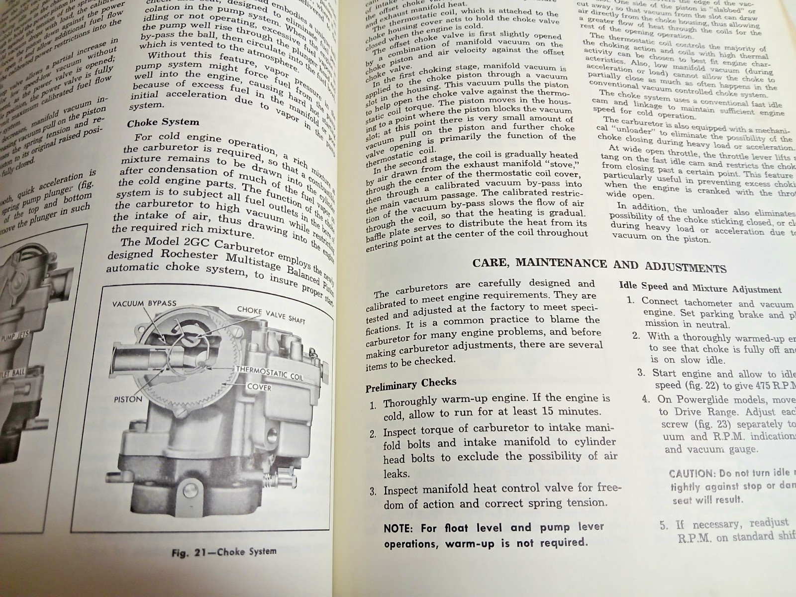 Vtg Orig. 1955 Chevrolet Passenger Car Shop Manual Detroit Iron Car Collectors