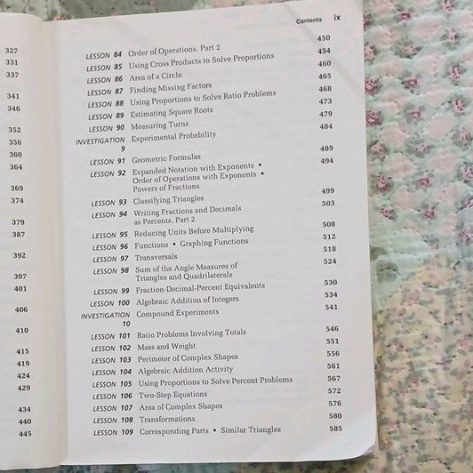 Saxon Math Homeschool 7/6 4th Ed HC 2005 Hake Saxon 725p Textbook
