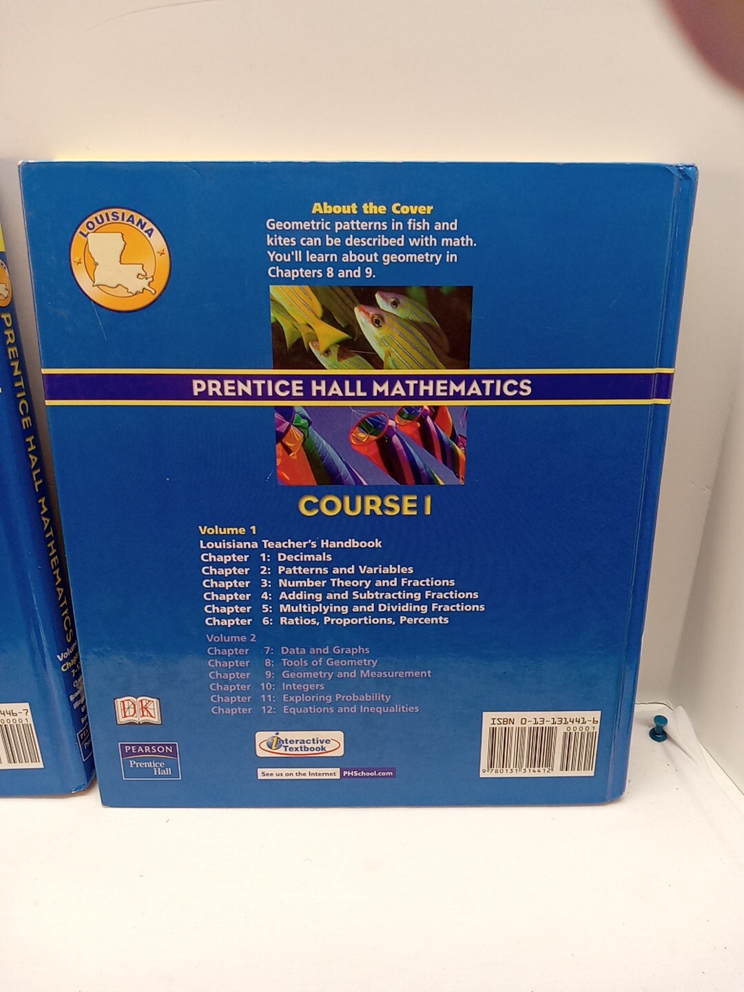 Prentice Hall Mathematics Course 1 – Louisiana Teachers Edition Vol 1 + 2 (HC)