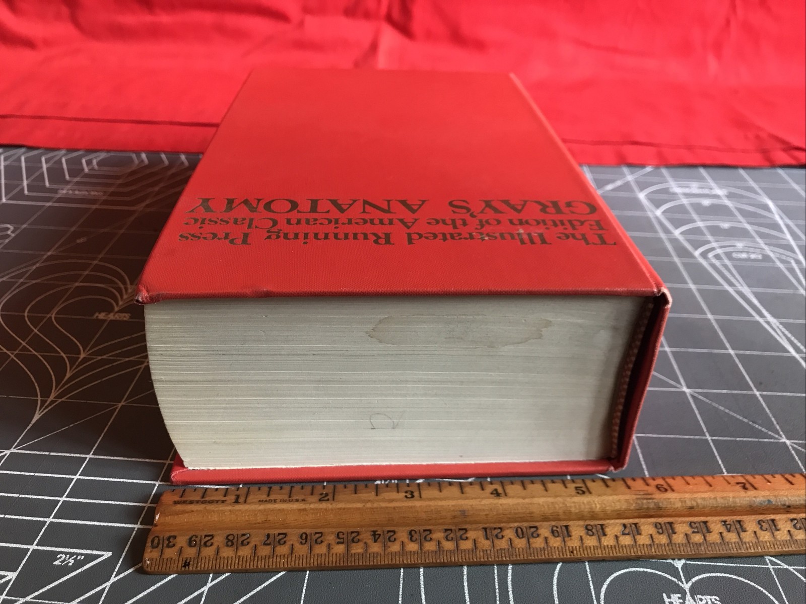 Vintage 1974 Gray’s Anatomy The Illustrated Running Press Edition Hardcover Book