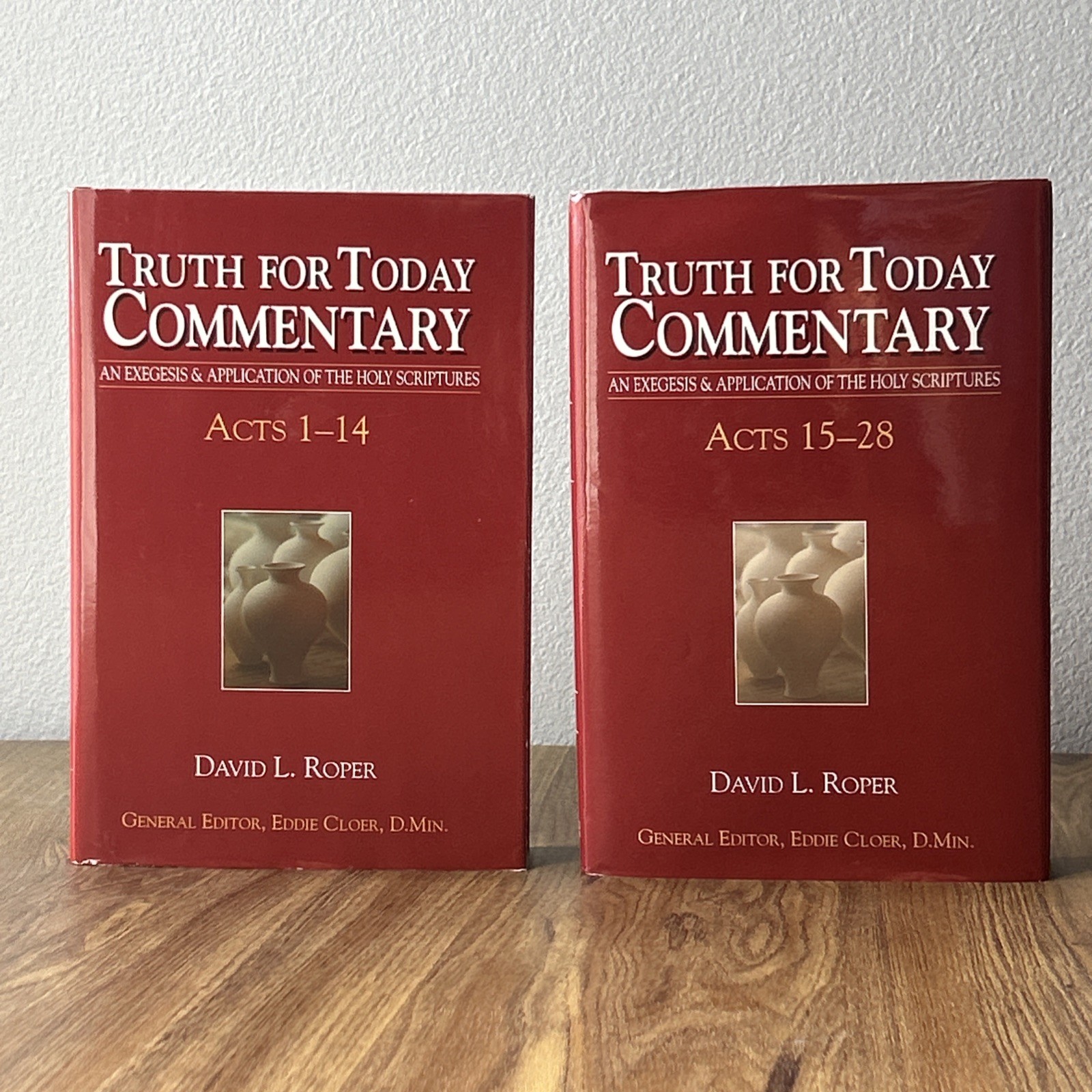 Truth For Today Commentary Acts 1-28 by David L Roper Lot of 2 Volume Set