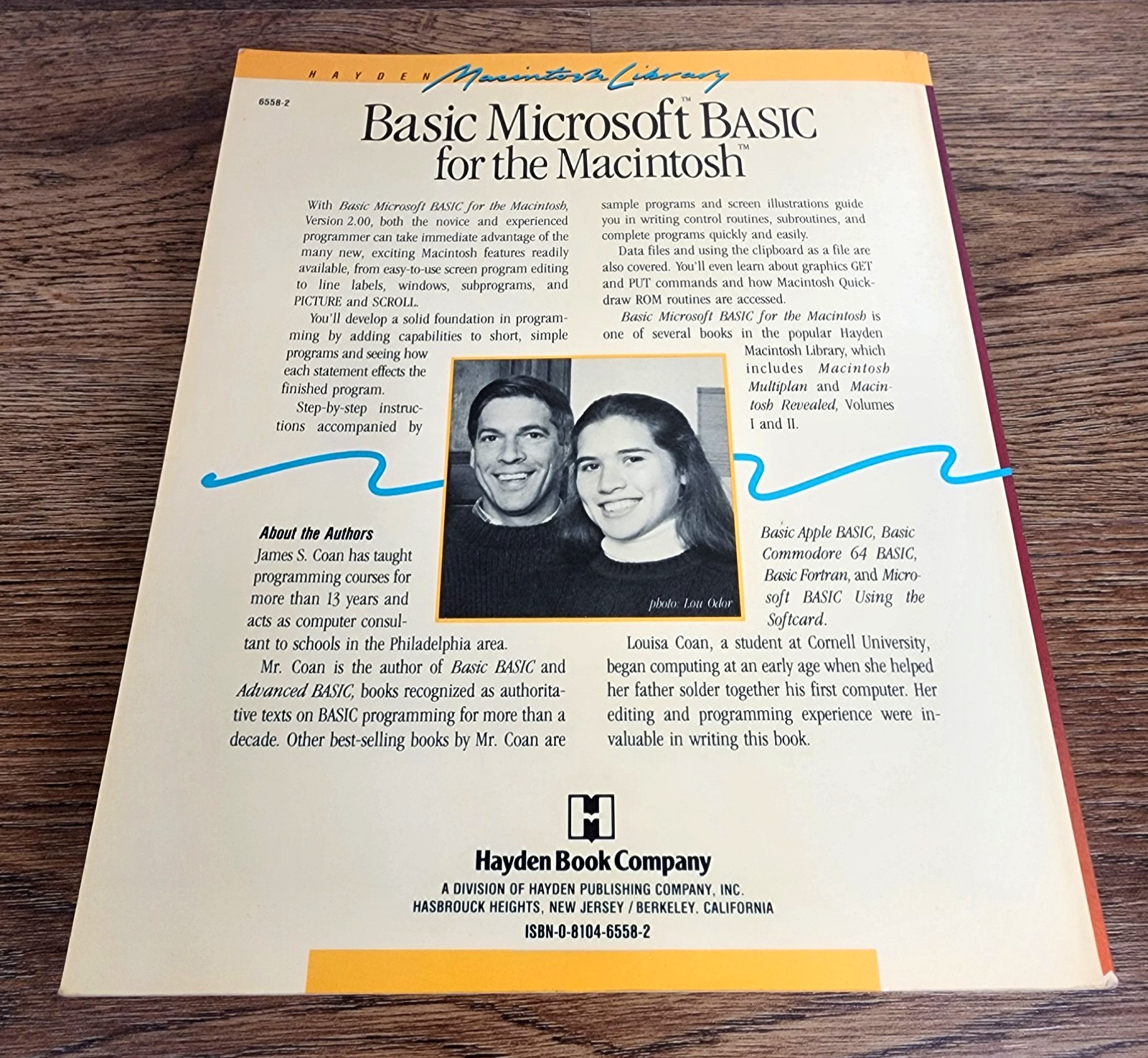 Basic Microsoft BASIC Apple Macintosh Coan 1985 First Printing Programming Book