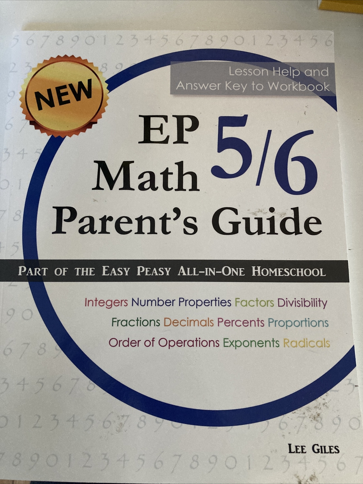 Easy Peasy EP Math 5/6 Parent’s Guide Lee Giles