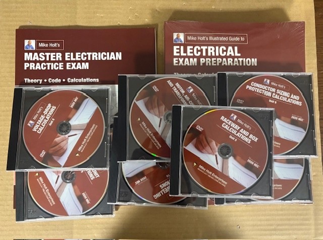 Mike Holt’s Master Basic Electrical Exam Prep Training DVD Library, 2020 NEC