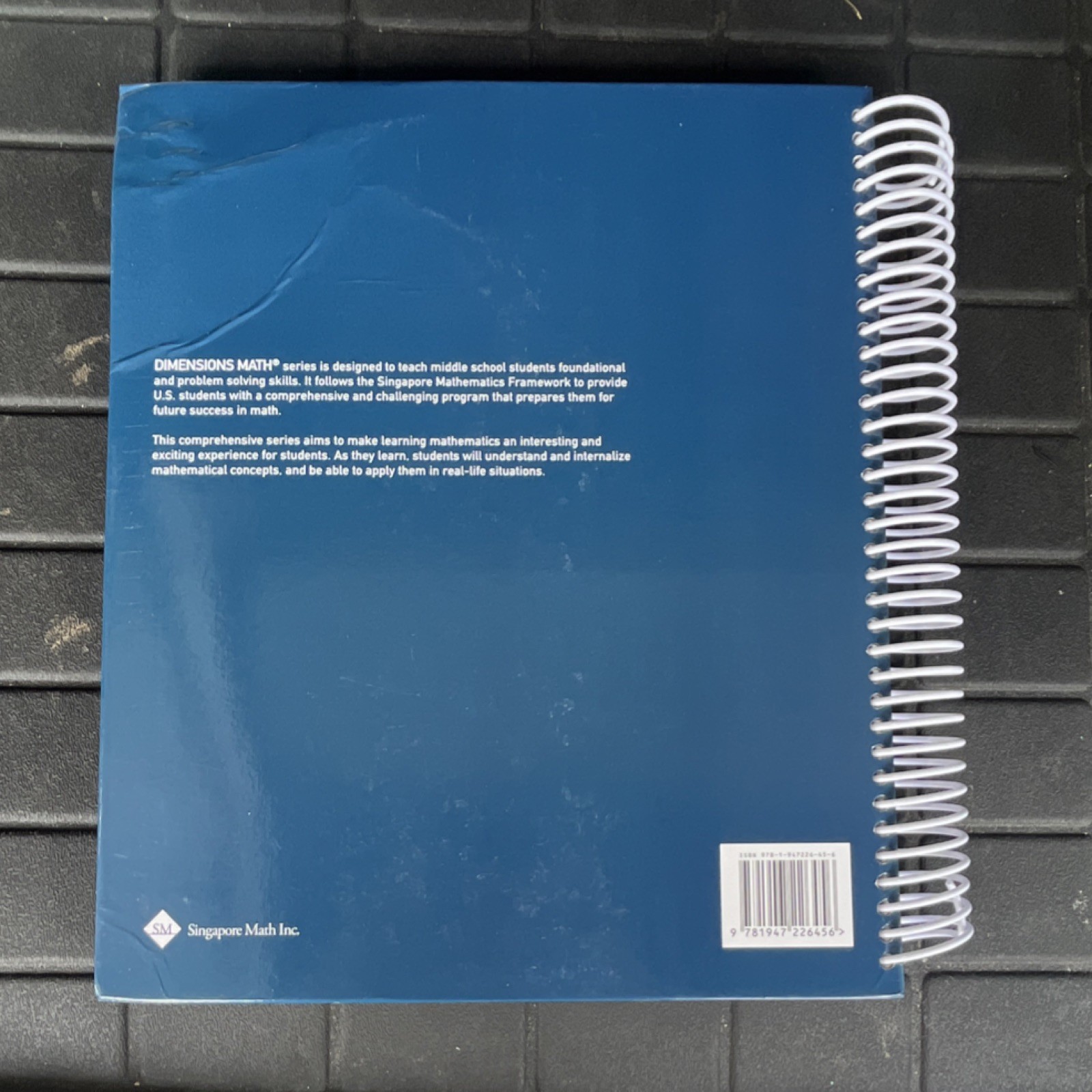 Singapore Math Inc. Dimensions Math 6B Teacher’s Guide Spiral Bound Mathematics