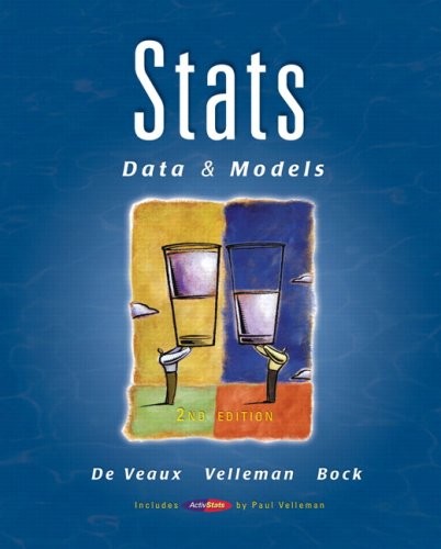 STATS: DATA AND MODELS (2ND EDITION) By De Richard D. Veaux & Paul F. Velleman