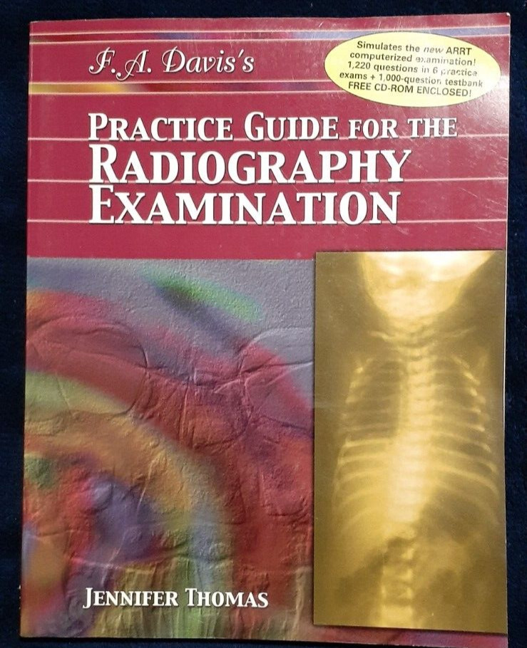 Practice Guide For The Radiography Examination Paperback Book Includes CD