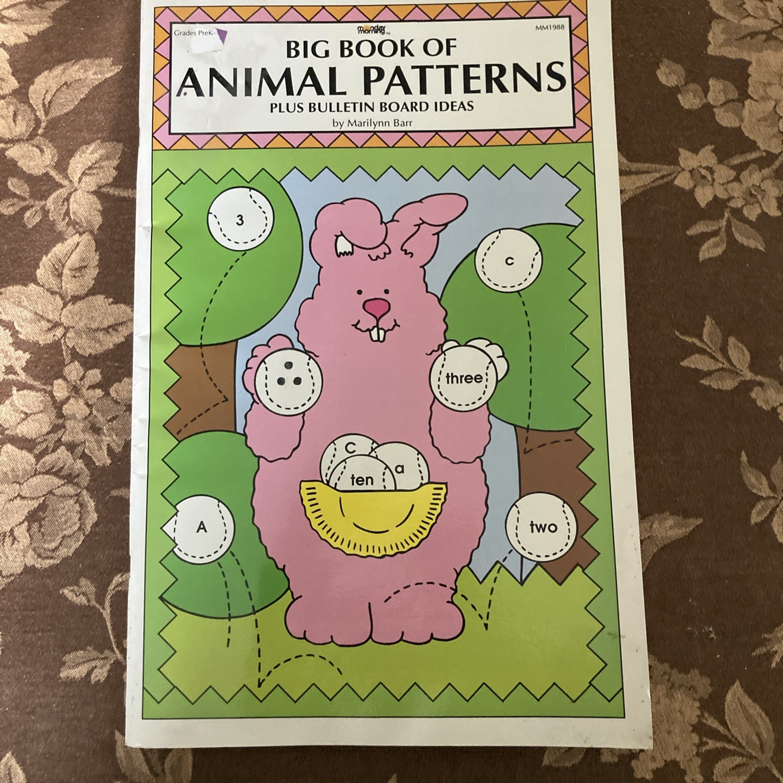 Big Book Animal Patterns PreK-2nd Grade K 1 2 Set 17 x 11 Elementary Homeschool