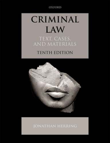 Criminal Law: Text, Cases, and Materials by Jonathan Herring: Used