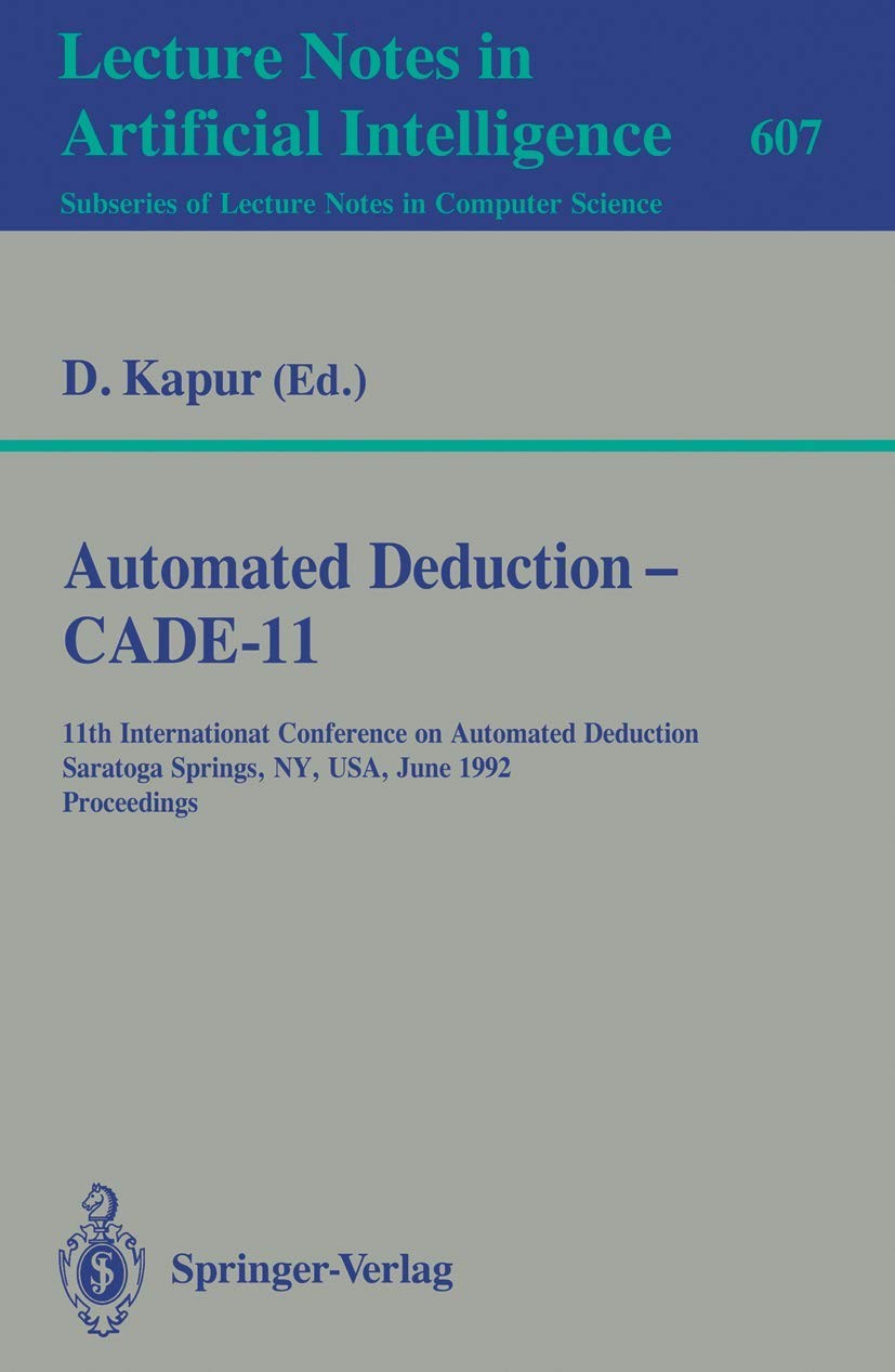 Automated Deduction – CADE-11: 11th Internationat Conference on Automated Deduct