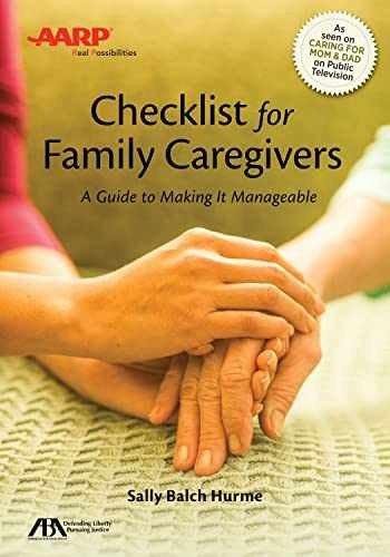 ABA/AARP Checklist for Family – Paperback, by Hurme Sally Balch – Very Good