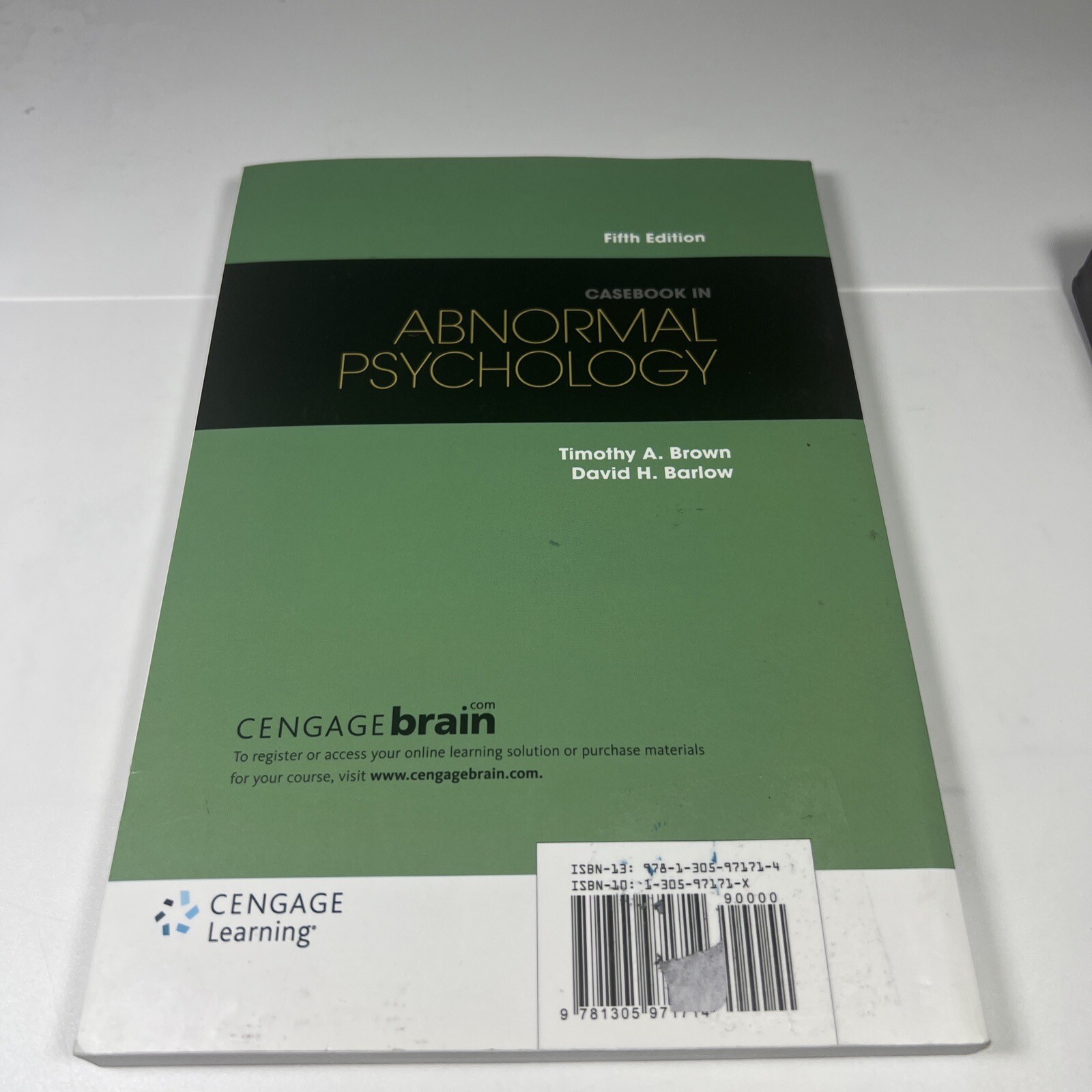 Casebook in Abnormal Psychology by David H. Barlow and Timothy A. Brown…
