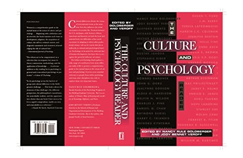 The Culture and Psychology Reader by Nancy Rule Goldberger