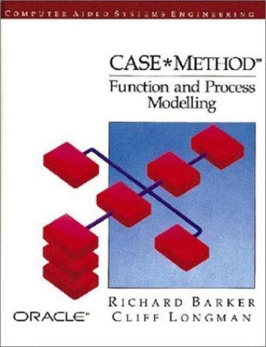Case*Method: Function and Process Modelling – 0201565250, hardcover, Barker, new