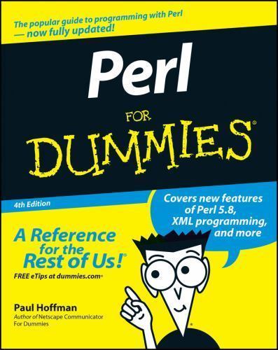 Perl for Dummies 4th Edition; For Dummies S- 0764537504, paperback, Paul Hoffman