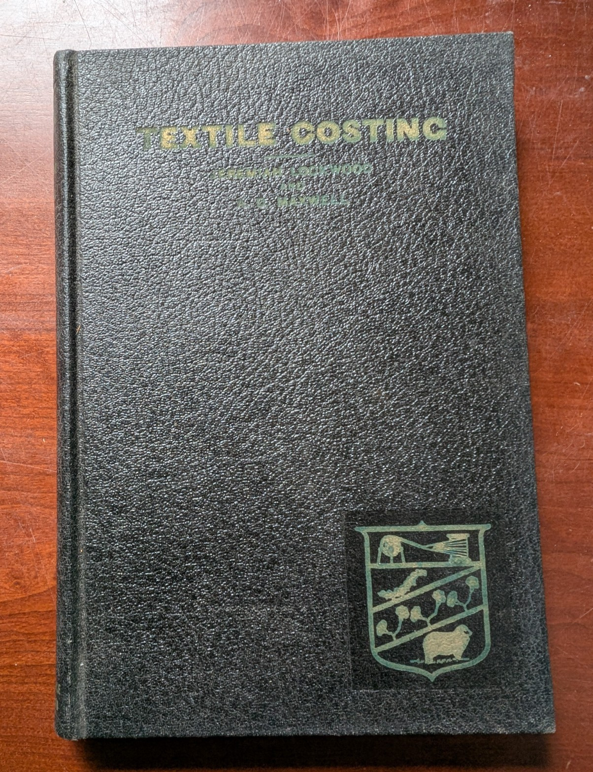 Textile Costing: An Aid to Management by Lockwood & Maxwell HC 1947 Accounting