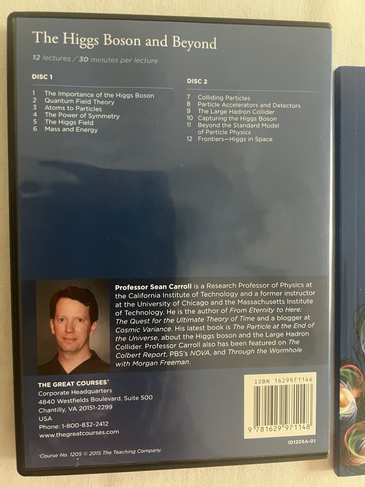 Great Courses – Higgs Boson and Beyond by Carroll (2014, Trade Paperback /Dvd)