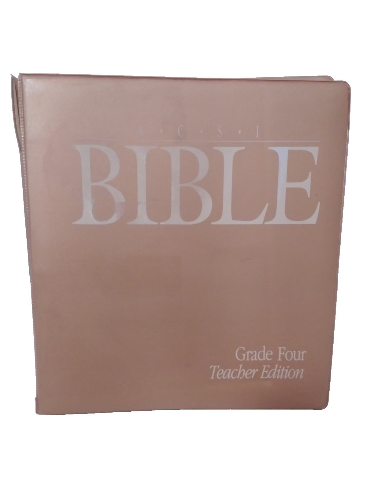 ACSI (Purposeful Design) Bible Grade 4 Teacher Edition + Visual Aids, 1995