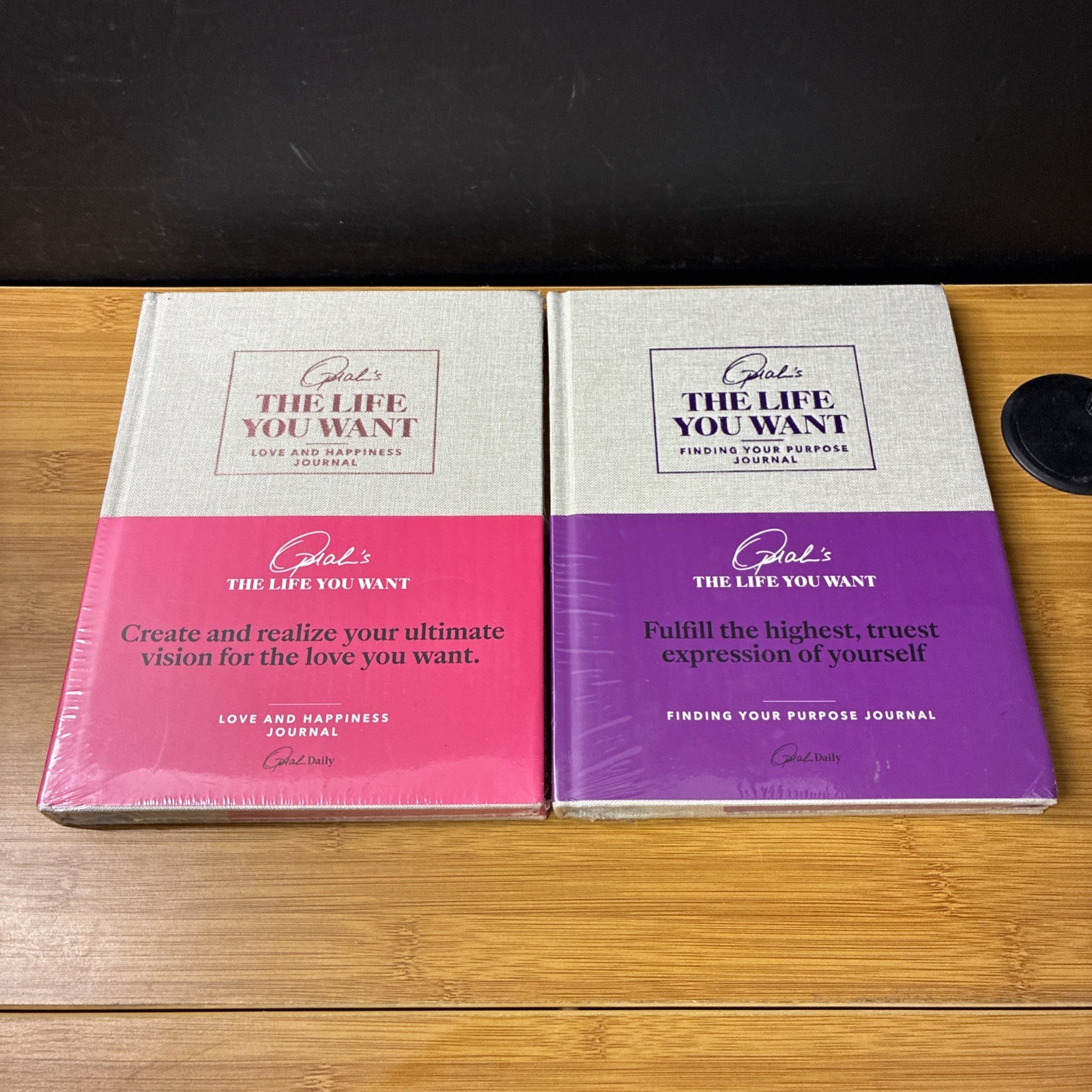 Lot of 2 Oprah’s The Life You Want Journals Finding Purpose Love & Happiness New