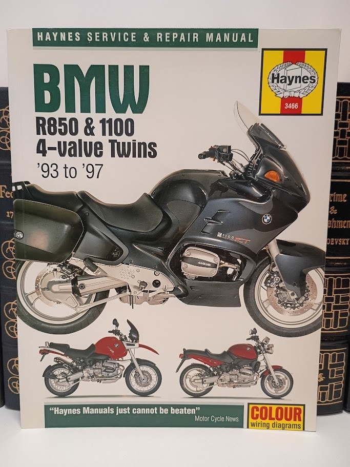 Haynes 3466 BMW R850 R1100 4-Valve Twins 1993-1997 Service Repair Manual Oilhead