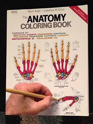 The Anatomy Coloring Book – Paperback, by Wynn Kapit – Very Good x