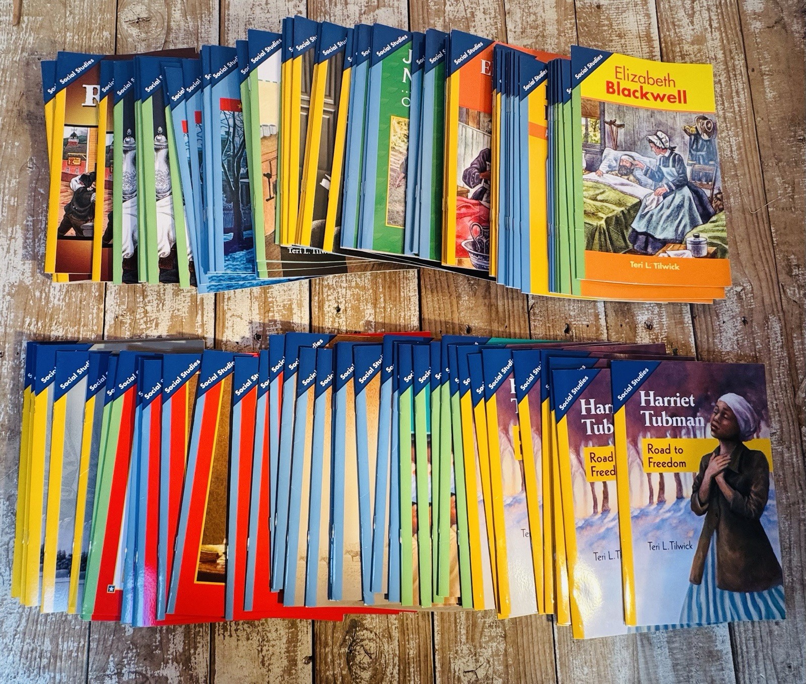 112 Pearson myWorld Social Studies Biography Readers Mixed Levels-Muir, Tubman