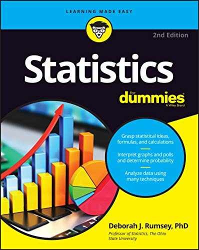 Statistics For Dummies (For – Paperback, by Rumsey Deborah J. – Very Good
