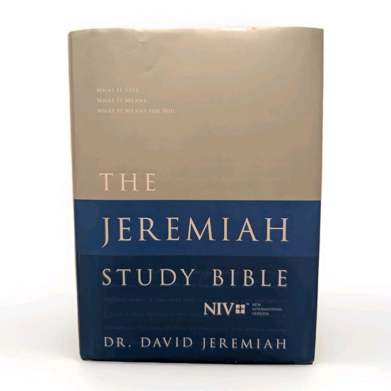 The Jeremiah Study Bible NIV Dr David Jeremiah Hardcover 2016 Worthy Pub